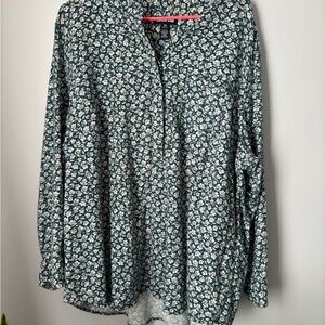 Lands End 2X Long sleeve top